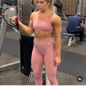 gymshark flex matching bra and leggings set